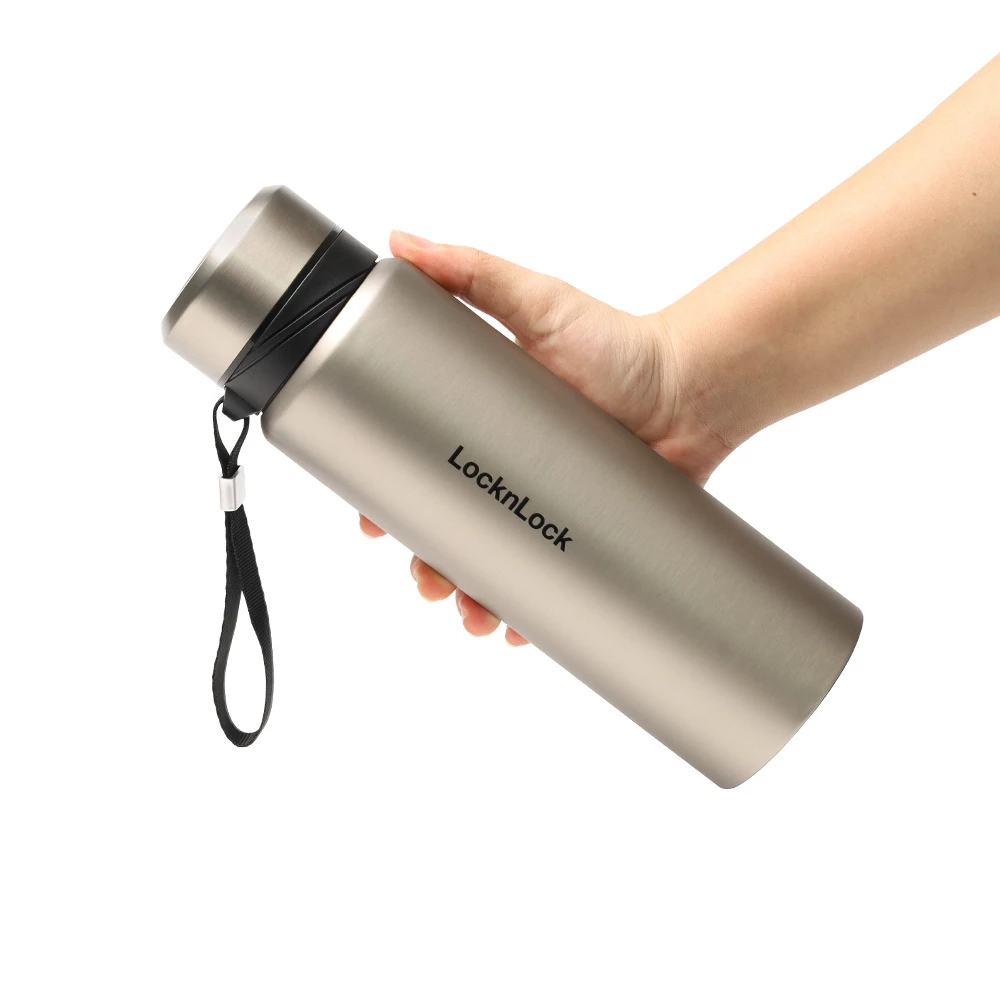 Bình Giữ Nhiệt Thép Không Gỉ có dây treo Lock&Lock Vacuum Bottle (800ml) LHC6180 - 3