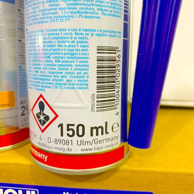 Phụ Gia Xăng Tăng OCTAN - Tăng Công Suất Động Cơ LIQUI MOLY OCTANE PLUS 150ML - 2956 Made in Germany - 2