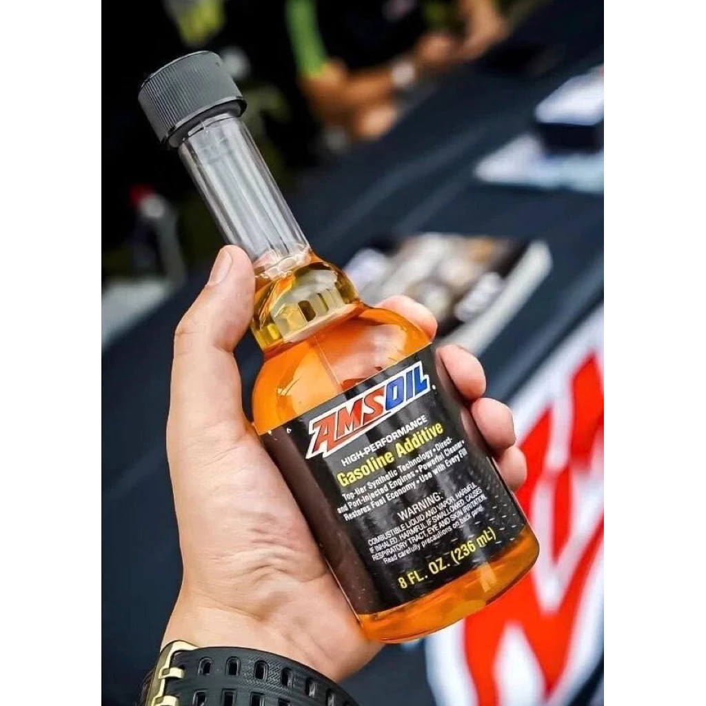 Phụ Gia Súc Béc Xăng AMSOIL GASOLINE ADDITIVE - 236ML. Sử dụng cho 60-70 lít xăng
