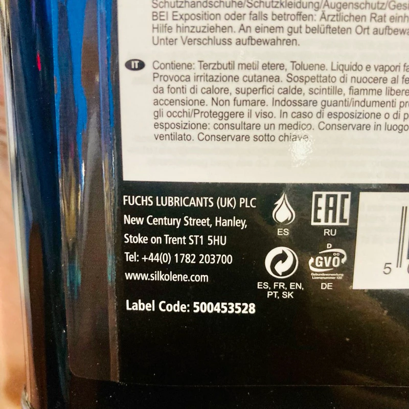 PHỤ GIA XĂNG FUCHS SILKOLENE PRO BOOST TĂNG OCTANE XĂNG TĂNG CÔNG SUẤT ĐỘNG CƠ MADE IN UK - EU - 4