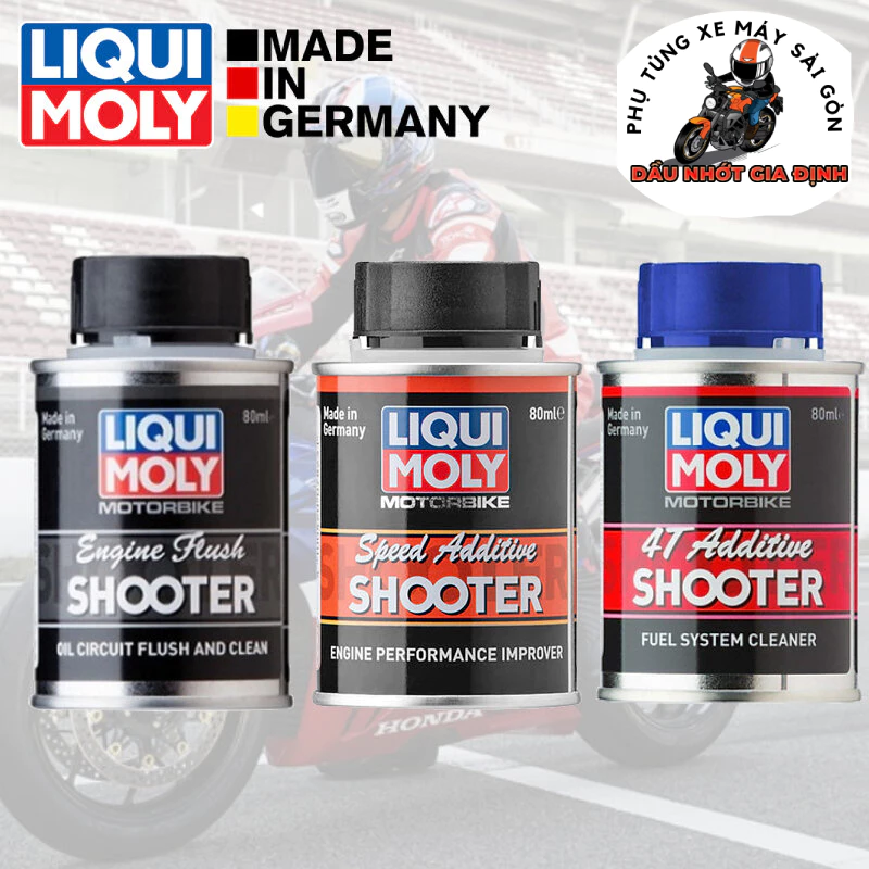 Bộ 3 chai Liqui Moly 80ml Súc động cơ, Vệ sinh hệ thống xăng, Phụ gia tăng tốc - Nhập khẩu Đức