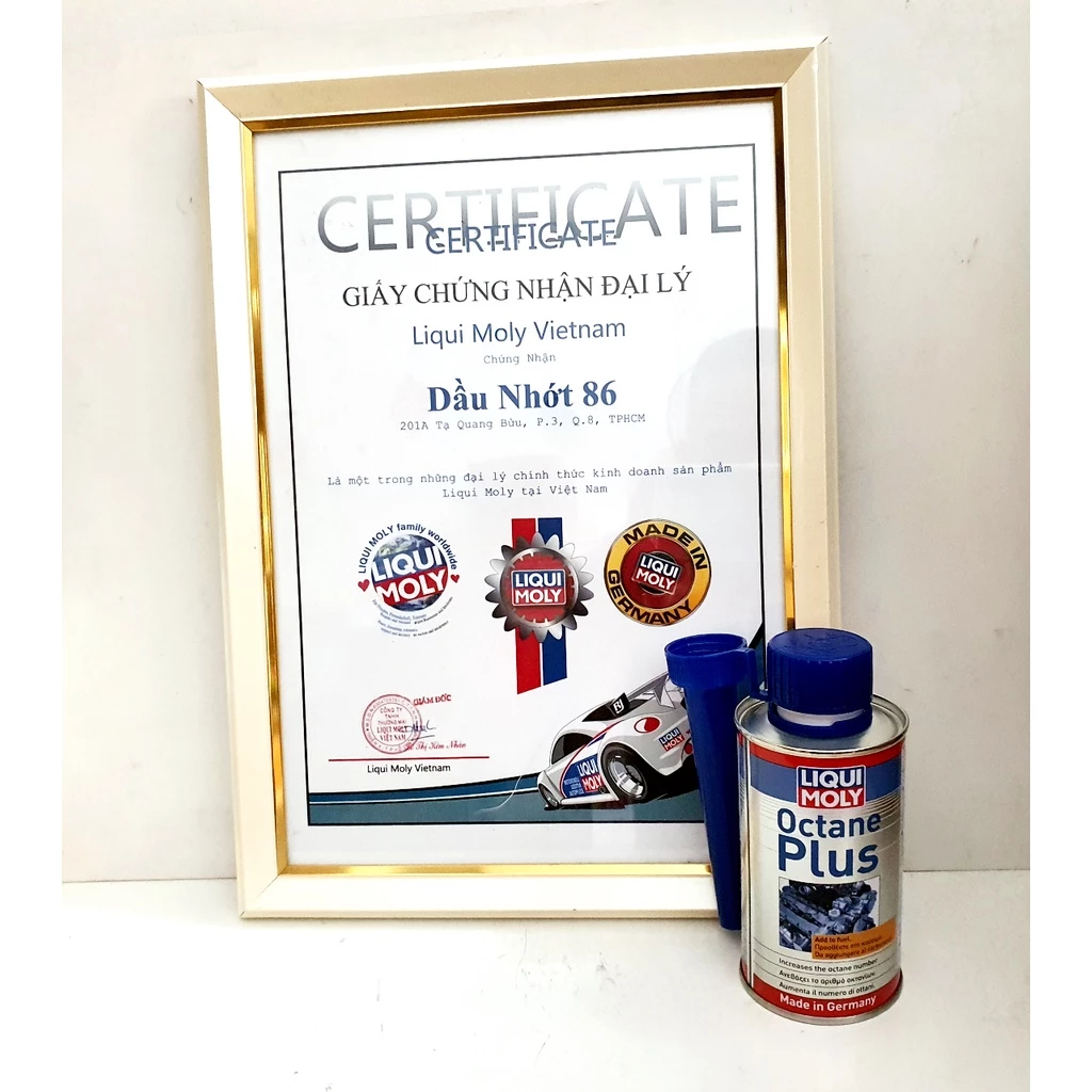 PHỤ GIA TĂNG CHỈ SỐ OCTAN LIQUI MOLY OCTANE PLUS 2956 150ml - 3