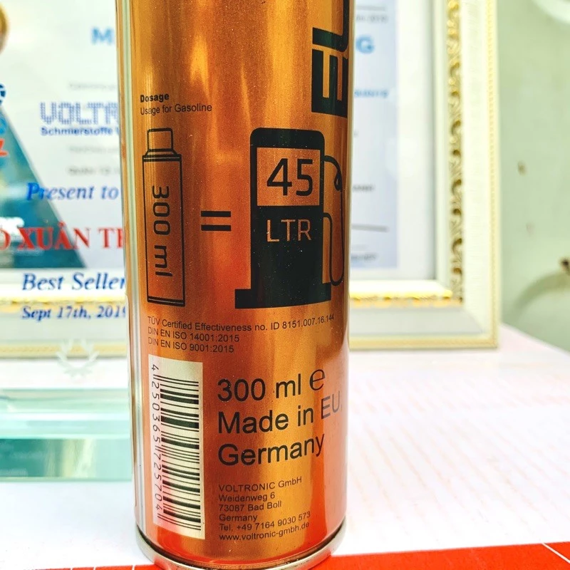 Voltronic G30 Octane Booster Phụ Gia Xăng Tăng Octane Làm Sạch Hệ Thống Nhiên Liệu Made in Germany - 3