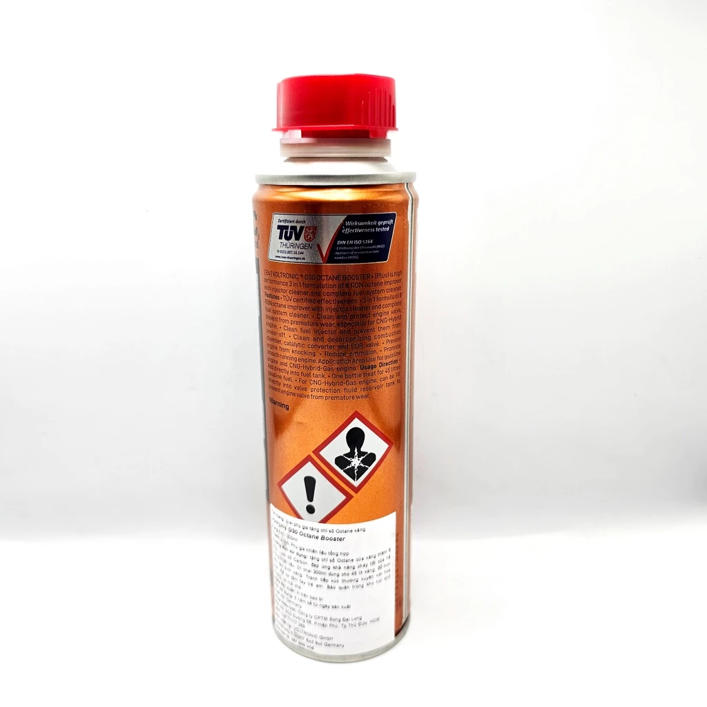 Voltronic G30 Octane Booster+ Phụ Gia Làm Tăng Chỉ Số Octane Xăng 300ml- Sản xuất tại Đức - 5