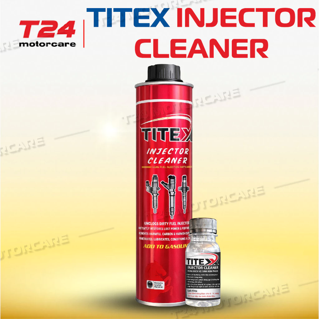 Phụ gia xúc rửa hệ thống nhiên liệu, kim phun TITEX INJECTOR CLEANER dành cho động cơ xăng