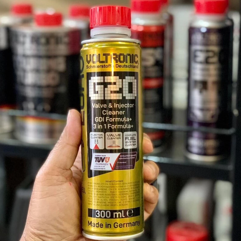 Dung dịch vệ sinh kim phun, buồng đốt Voltronic G20 Injector Cleaner có chiết lẻ dùng cho xe máy, ô tô - 2