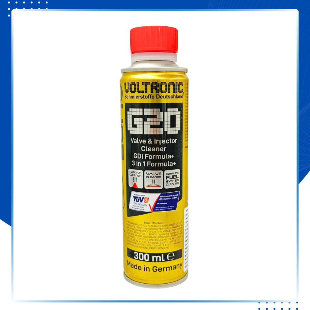 VOLTRONIC G20 300ML Phụ gia xăng, Vệ sinh kim phun, buồng đốt - Sản xuất tại Đức - 4