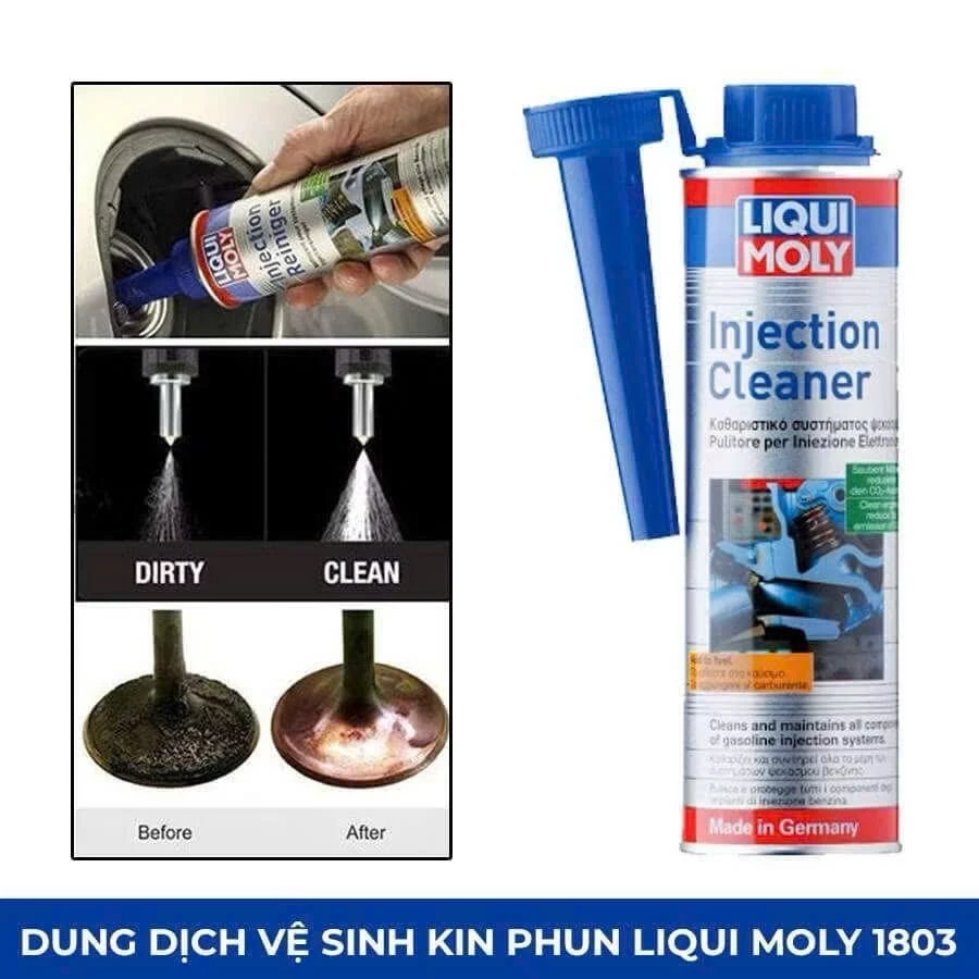 Phụ gia súc béc xăng Liqui Moly 1803 dung tích 300ml, Hàng chính hãng - 3