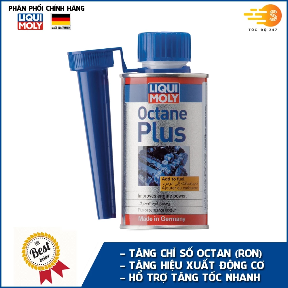 Phụ gia tăng chỉ số octane cho xăng Liqui Moly 2956 dung tích 150ml - Phù hợp cho xe dùng xăng E10