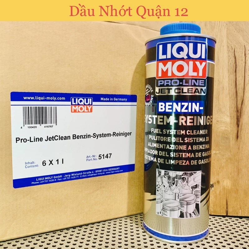 Phụ Gia Súc Béc Xăng Trực Tiếp Liqui Moly Pro-Line Jet Clean Fuel System Cleaner 5147 Germany