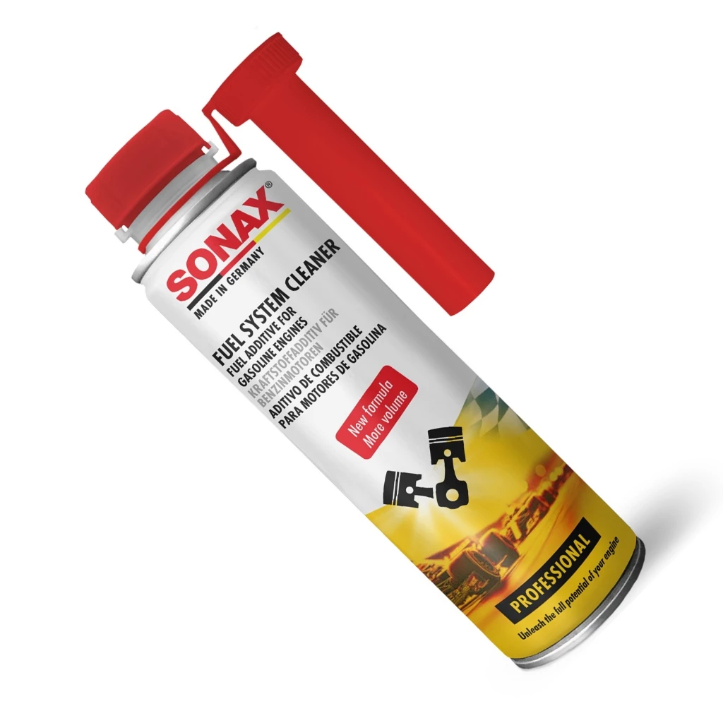 Phụ gia vệ sinh buồng đốt ô tô Fuel System Cleaner Sonax 515200 300ml – Vệ sinh hệ thống xăng, làm sạch kim phun - 2