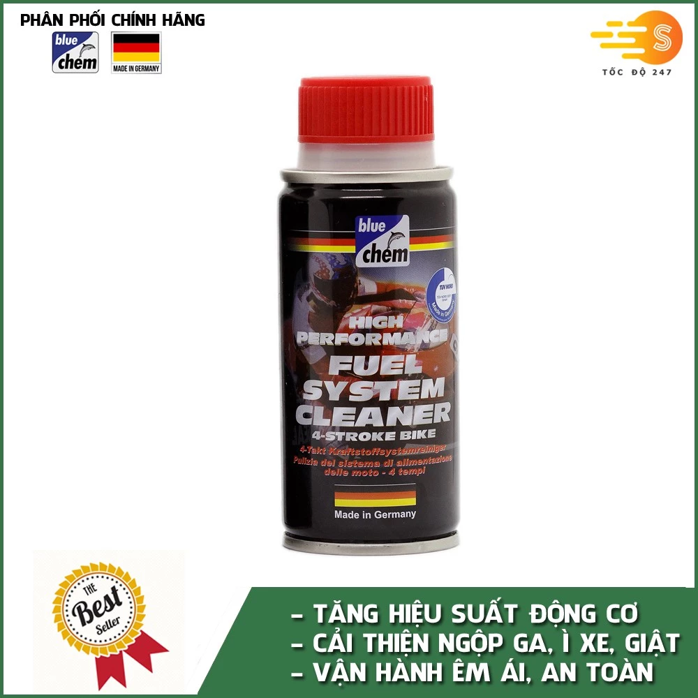 Bộ 3 phụ gia thay định kì bao gồm nhớt 33017, xăng 33027E, nano 33047 cao cấp cho xe máy Bluechem - 33017_33027_33047 - 2