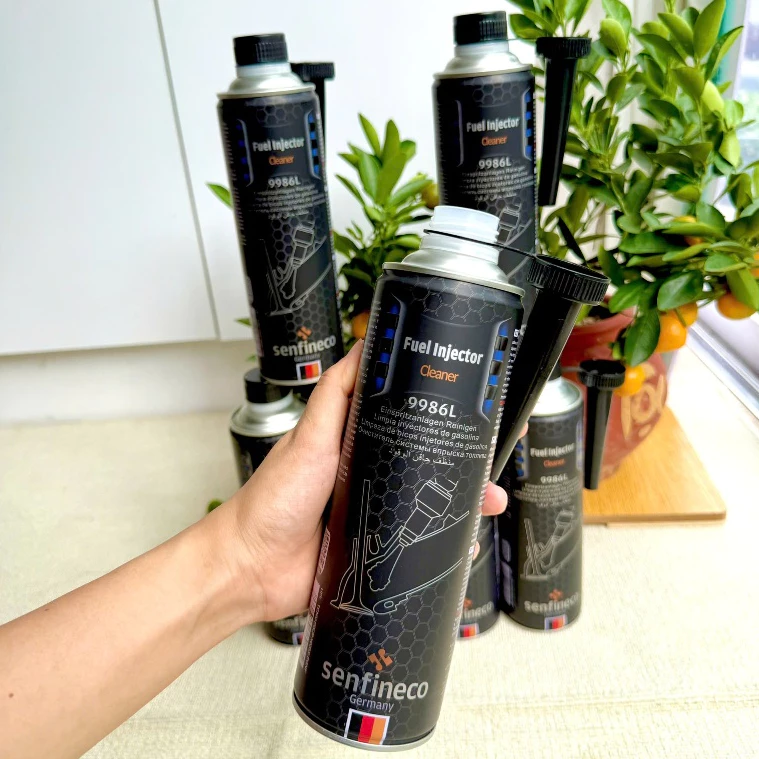 Phụ Gia Vệ SInh Kim Phun, Buồng Đốt máy Xăng Senfineco 9986L 500ml - Dùng cho bình Xăng 80L - 3