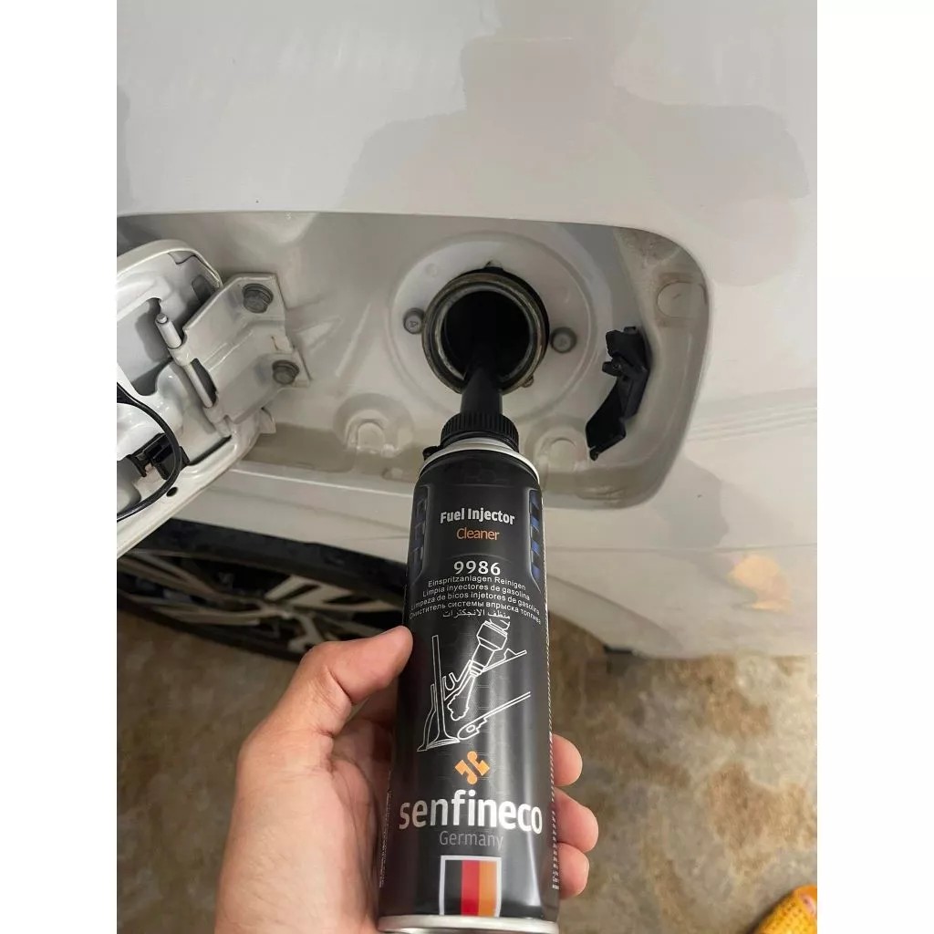 Phụ Gia Vệ SInh Kim Phun, Buồng Đốt máy Xăng Senfineco 9986L 500ml - Dùng cho bình Xăng 80L - 4