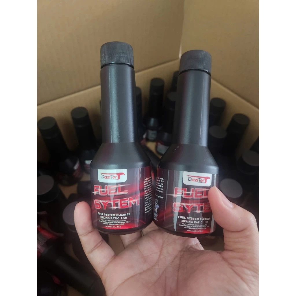 Combo Chai Phụ Gia Súc Béc Xăng Daziter 75ml Nhập USA - Vệ Sinh Kim Phun, Bình Xăng Con, Tiết Kiệm Xăng, Nhẹ Máy - 3