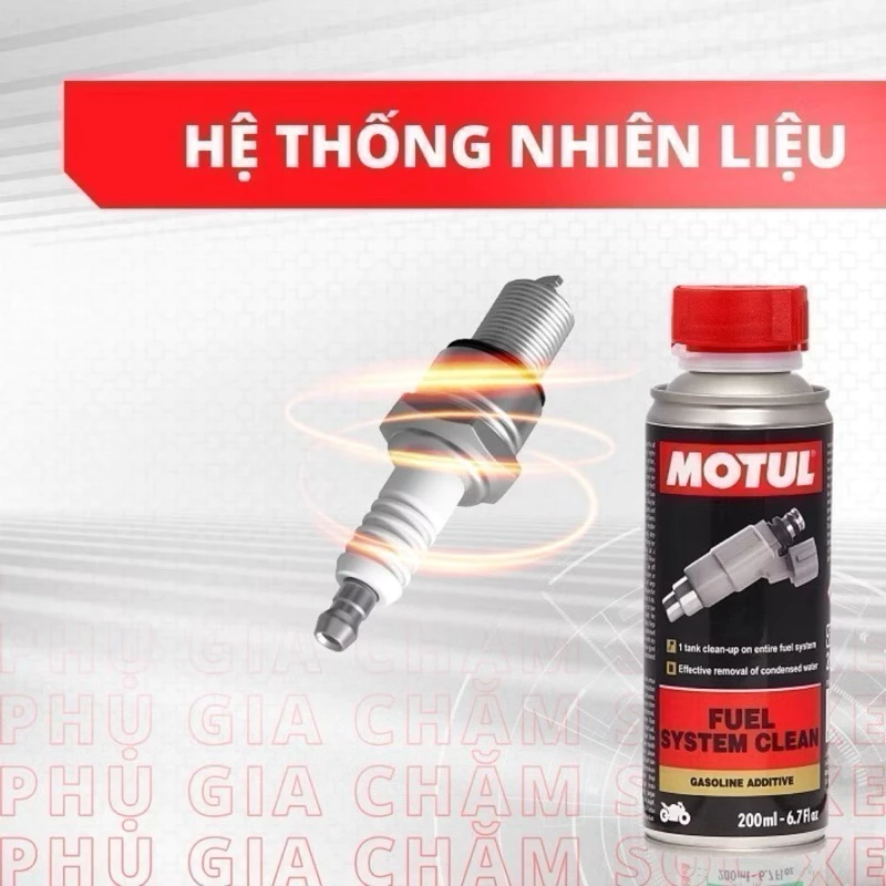 Phụ gia vệ sinh hệ thống nhiên liệu xe máy - FUEL SYSTEM CLEAN MOTO 200ml - 2