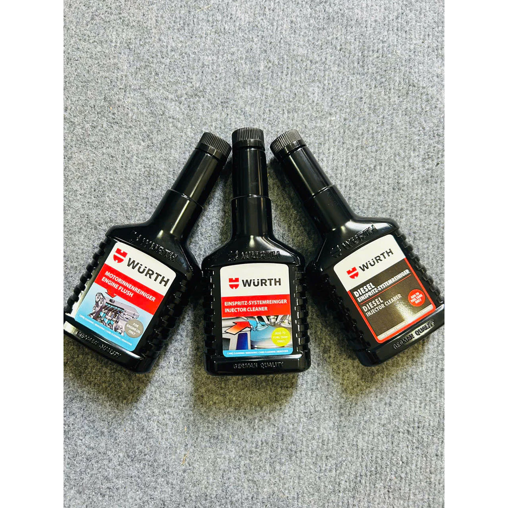 Phụ Gia Vệ Sinh Kim Phun Động Cơ Diesel & Động Cơ Xăng, SÚC XẢ DẦU ĐỘNG CƠ WURTH 125ml - 5