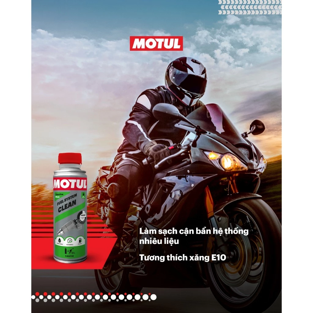 PHỤ GIA XĂNG KHOÁNG - XĂNG E10 SÚC BÉC XĂNG - VỆ SINH BUỒNG ĐỐT XE MÁY - FUEL SYSTEM CLEAN MOTO 80ML - 3