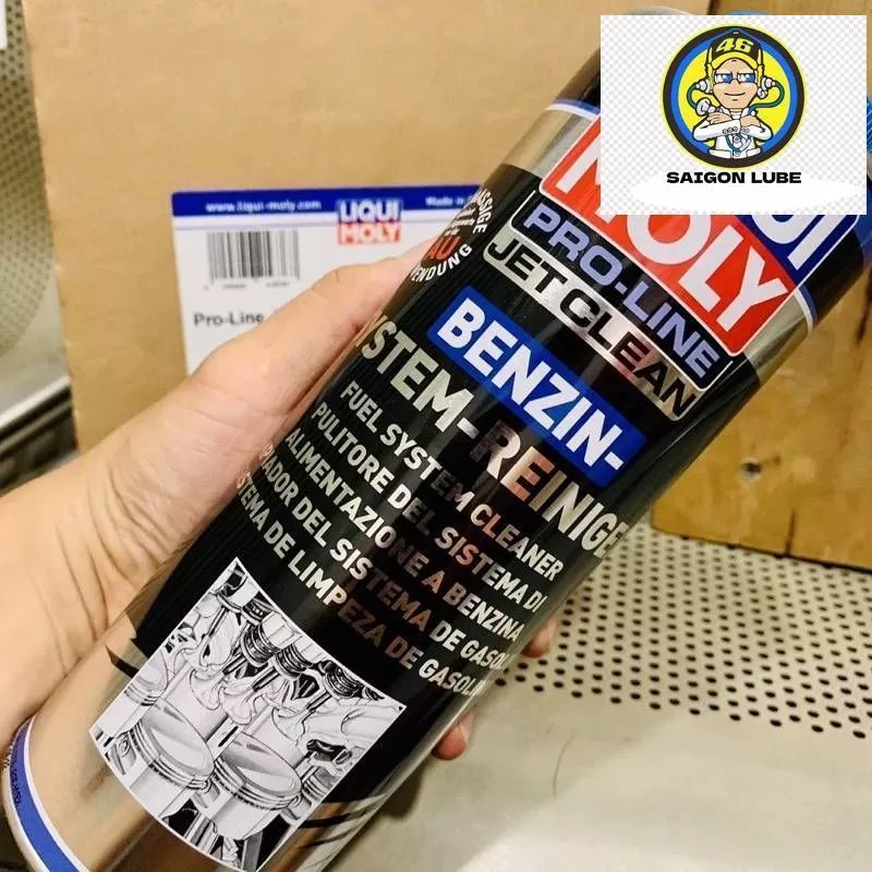 Phụ gia súc béc xăng trực tiếp Liqui Moly Pro-Line Jet Clean Fuel System Cleaner 5147 1 LÍT nhập khẩu Đức - 2