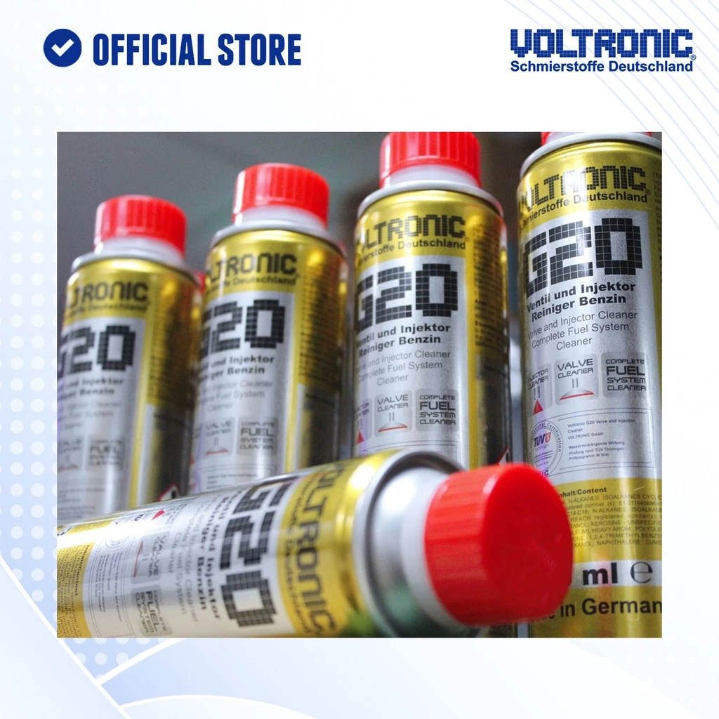 PHỤ GIA VỆ SINH HỆ THỐNG XĂNG NHẬP KHẨU VOLTRONIC G20 VALVE AND INJECTOR CLEANER - VOLTRONIC VIETNAM STORE - 2