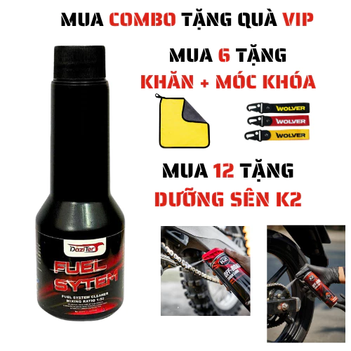 Chai Vệ Sinh Kim Phun Buồng Đốt, Hệ Thống Nhiên Liệu, Phụ gia Xăng Daziter 70ml