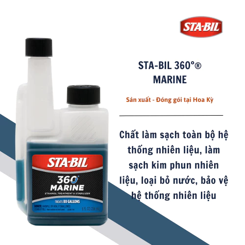 Sta Bil 360 Marine 236ML - Phụ gia xăng E10 - Phù hợp ở môi trường có độ ẩm cao, môi trường biển. - 3