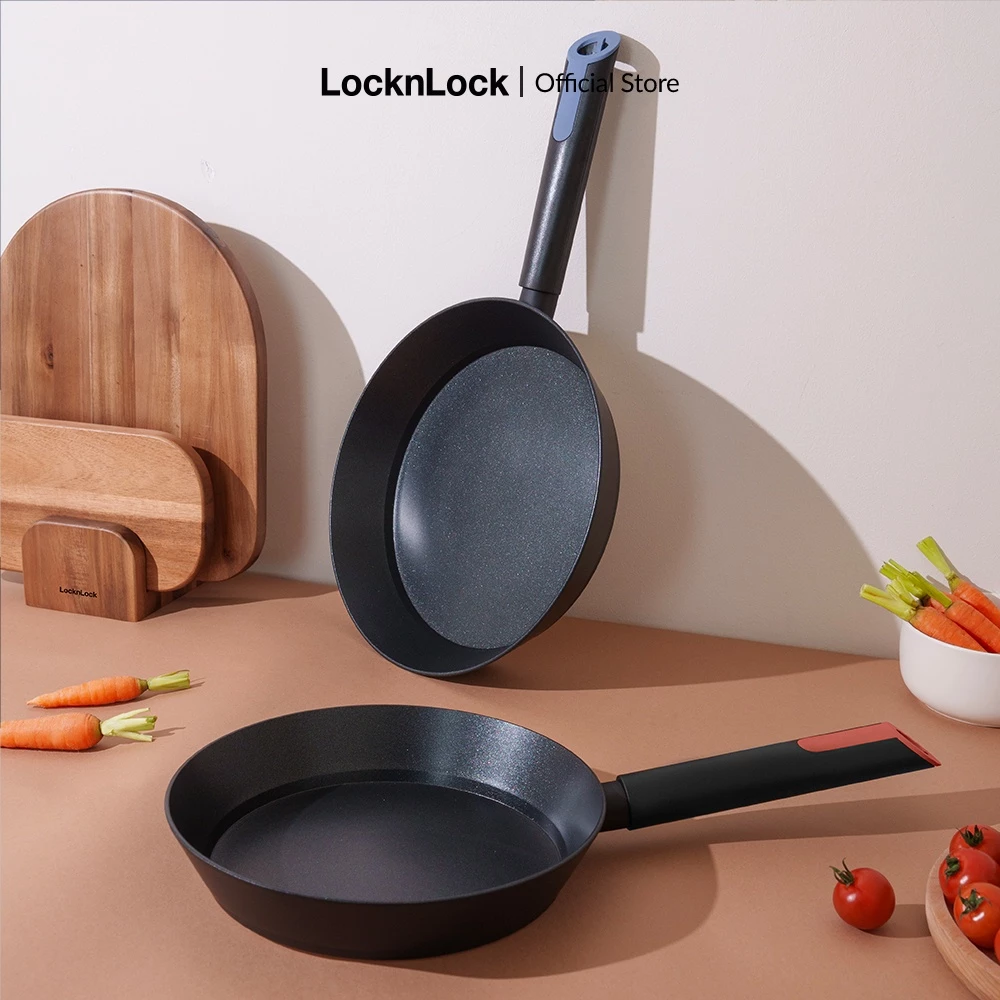 Chảo chống dính Lock&Lock Frypan Index IH 22-26cm phủ titanium dùng được bếp gas, bếp điện, bếp từ, bếp hồng ngoại - 2