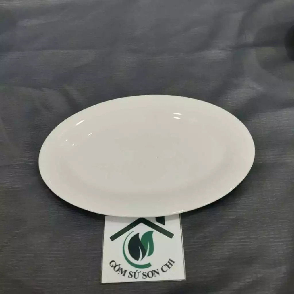 BỘ 13 món TÔ CHÉN DĨA TRẮNG DÀY gốm sứ dùng cho quán (Trọn bộ gồm 5 chén cơm, 5 size dĩa, tô bầu 3 size) - 2