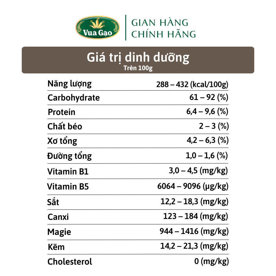 Gạo Lứt Tam Sắc - Hỗn Hợp Lứt Huyết Rồng, Lứt Tím Than, Lứt ST25 - Thương Hiệu Ông Cụ - Hộp 1kg - 6