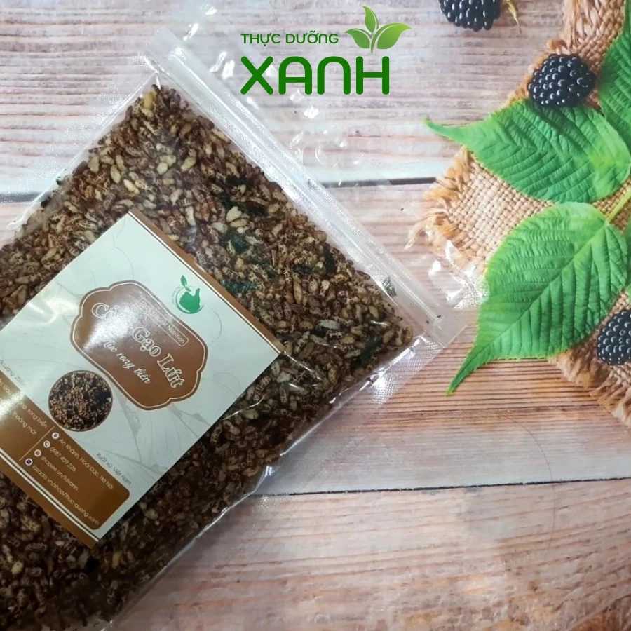 [Không Gia Vị] 250Gr Cốm Gạo Lứt Rang / Cốm Gạo Lức / Gạo Lứt Sấy Rong Biển - Thực Dưỡng Xanh - 3