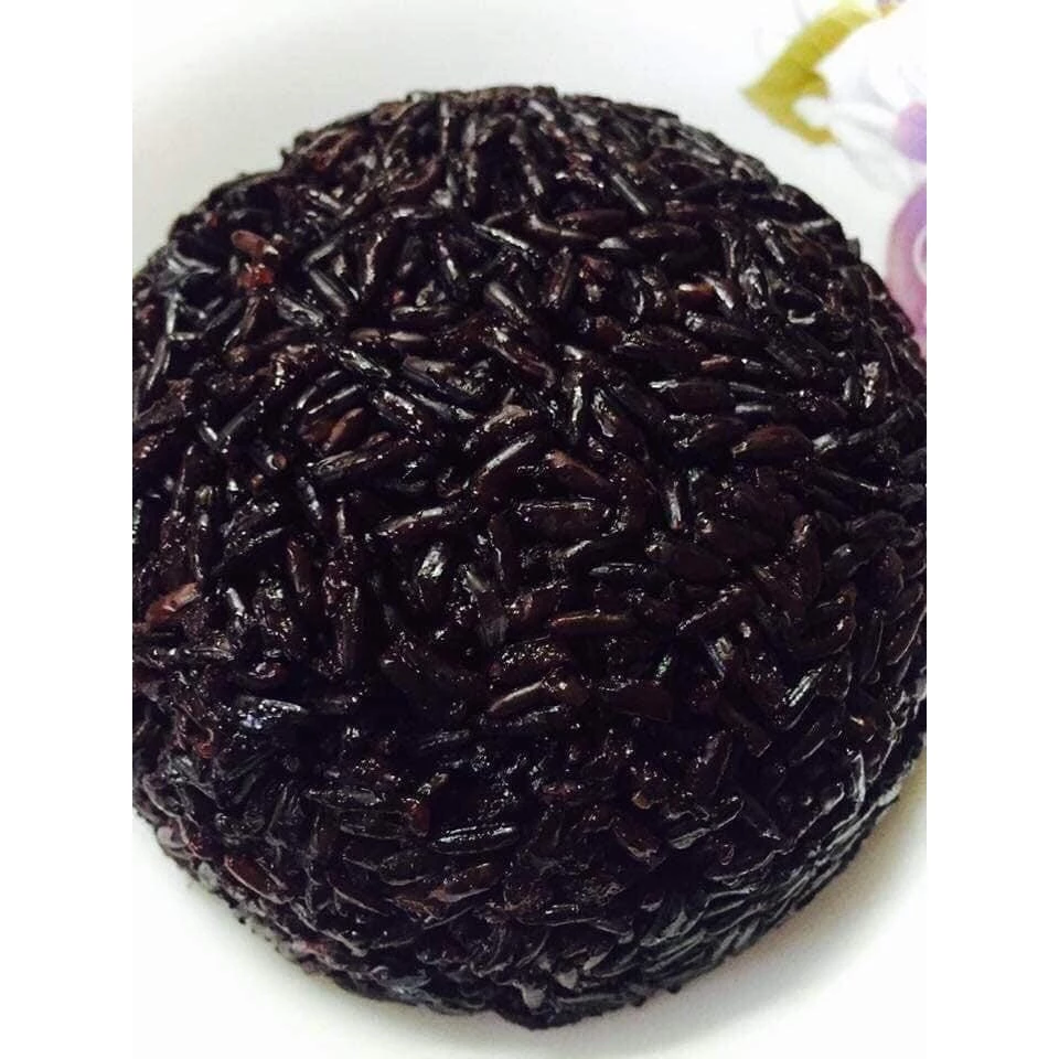 Gạo lứt đen Điện Biên, gạo lứt tím than Tôm Vàng 1kg, gạo dẻo ăn giảm cân - 3