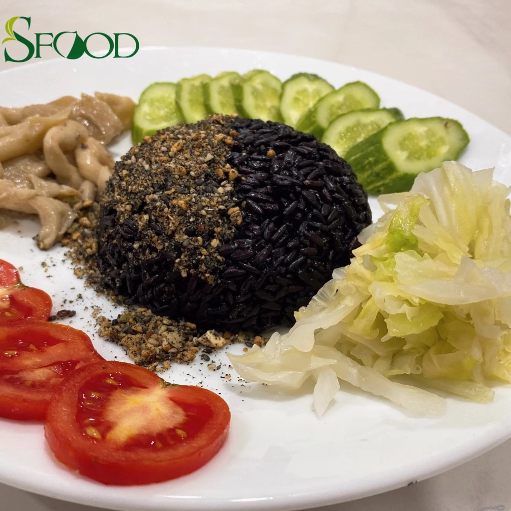 Gạo lứt dẻo Điện Biên SFOOD 1kg, gạo tẻ lứt đen, dẻo, thơm - 4