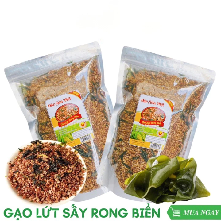 500gram Gạo lứt rong biển TH Healthy Food giòn ngon, Gạo lứt sấy rong biển nguyên vị tốt cho sức khỏe - 4