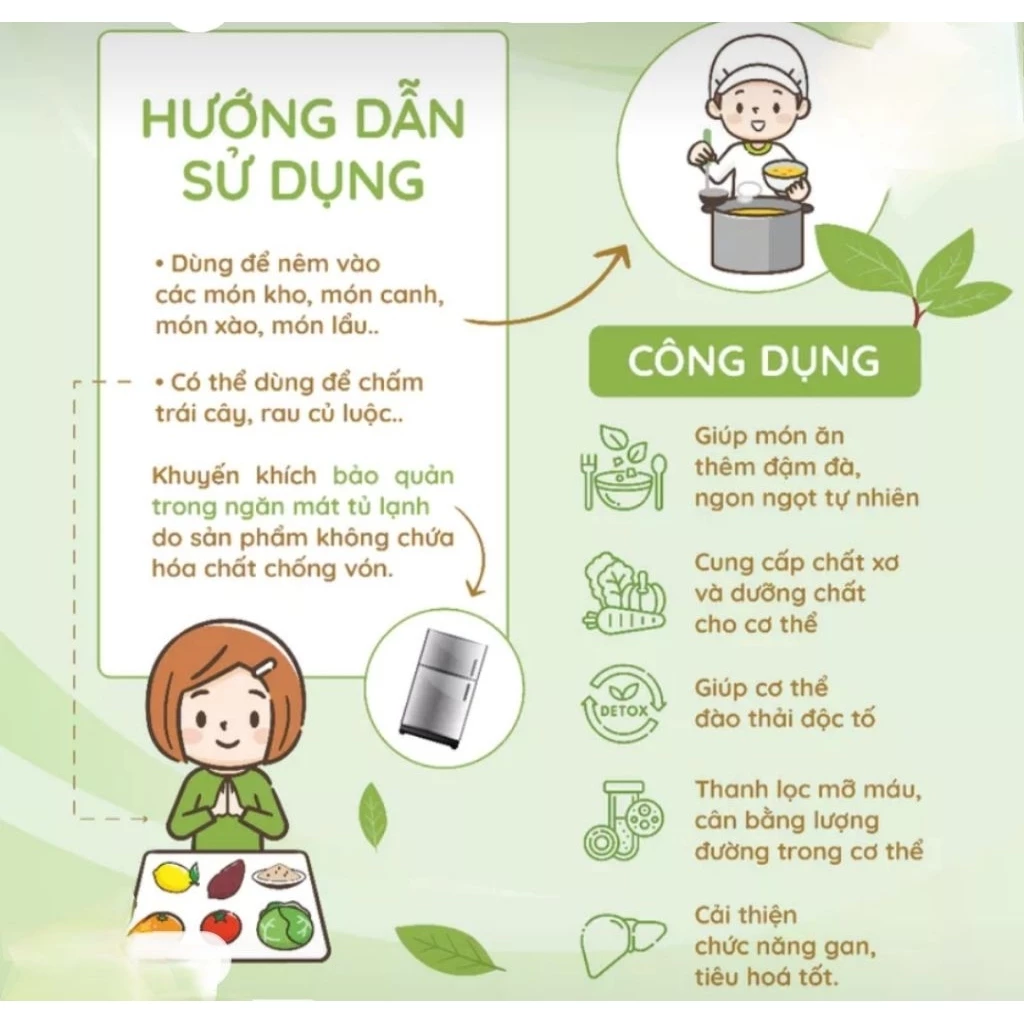 Bột nêm ngưu báng 1kg hạt nêm rau củ tự nhiên eatclean không bột ngọt không hóa chất cho người ăn chay cho mẹ và bé - 4