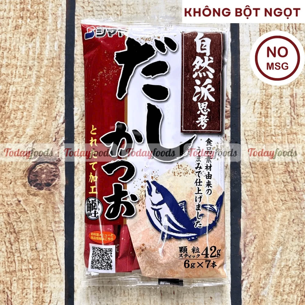 Hạt Nêm Nhật Bản (chia gói nhỏ tiện lợi): Hạt Nêm Cá Ngừ, Hạt Nêm Nấm, Hạt Nêm Rong Biển