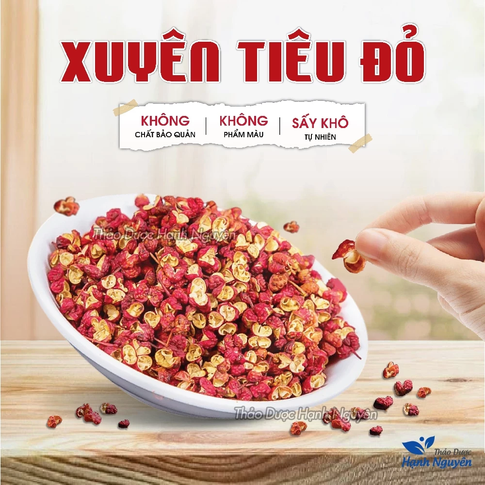 Xuyên tiêu đỏ 100g, hạt tiêu tứ xuyên, hoa tiêu làm lẩu cay - Thảo Dược Hạnh Nguyên - 2