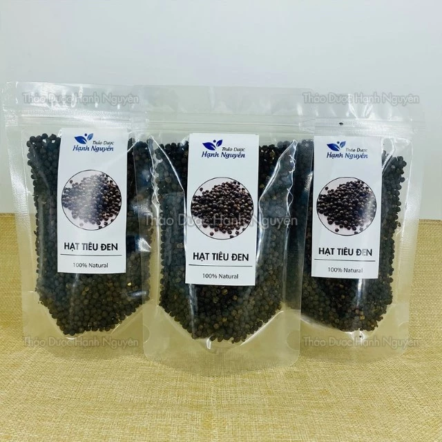 Hạt tiêu đen 100g, tiêu đen khô, nguyên hạt, cay thơm, gia vị nấu ăn, tẩm ướp, pha đồ chấm - 4
