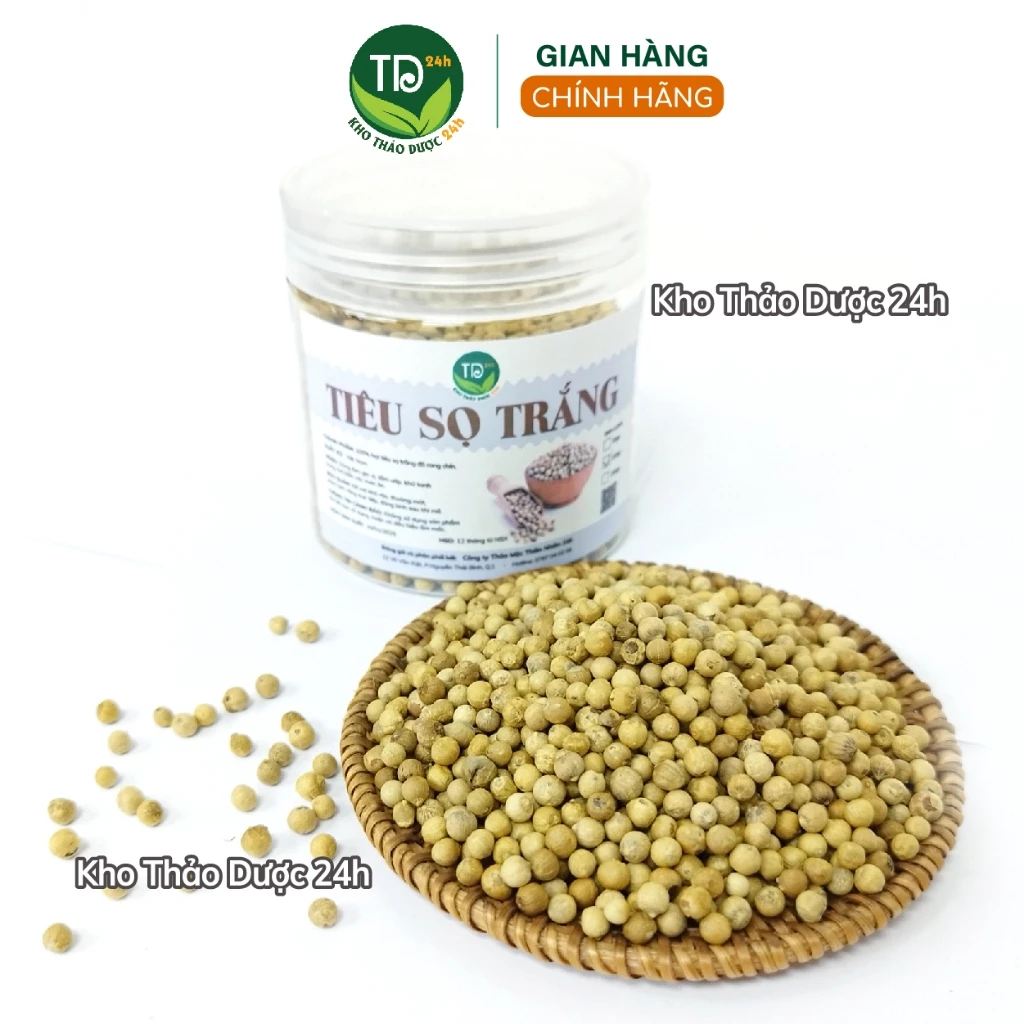 [100 gr] Hạt tiêu sọ, tiêu trắng Phú Quốc chính hiệu, cay, thơm, làm gia vị tẩm ướp, chiên, xào, kho cá, khử mùi tanh - 4