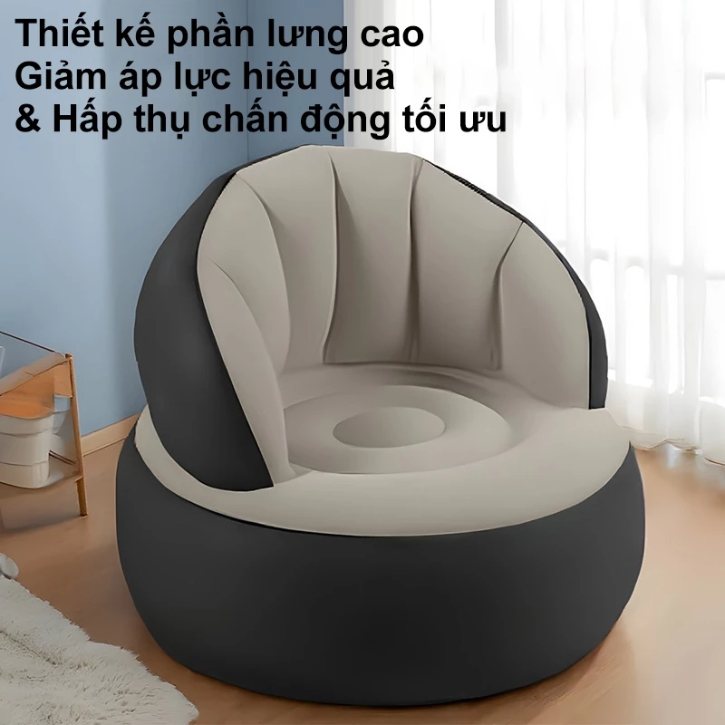 Lumoo ghế sofa lười Ghế sofa bơm hơi Cho Người Lớn Và Trẻ Em Bao gồm máy bơm - 2