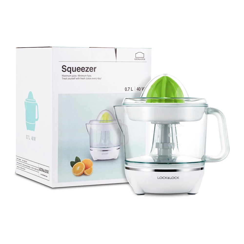 Máy vắt cam, chanh, bưởi, quýt, màu trắng Lock&Lock Citrus Juicer EJJ231 700ml - 5