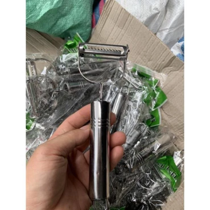 Nạo inox 304 Đa Năng 3 In 1 Nạo Gọt Rau Củ Quả Bào Sợi Siêu Sắc không rỉ - 6
