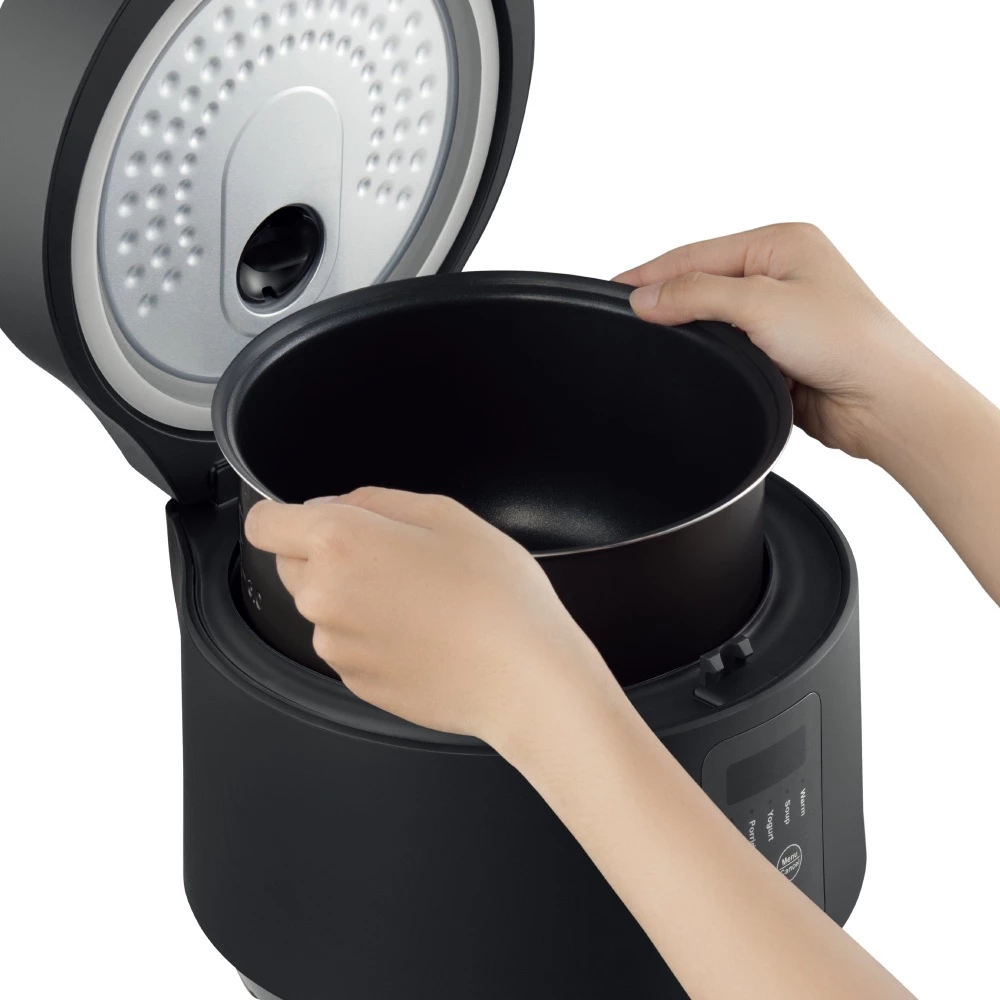 Nồi cơm điện Lock&Lock Compact Rice Cooker 1.2L màu đen EJR346BLK - 5