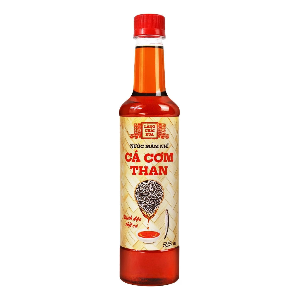 [Date mới] 01 Chai Nước mắm nhỉ cá cơm than truyền thống Làng Chài Xưa 525ml sánh đặc thịt cá 300 năm truyền thống - 3