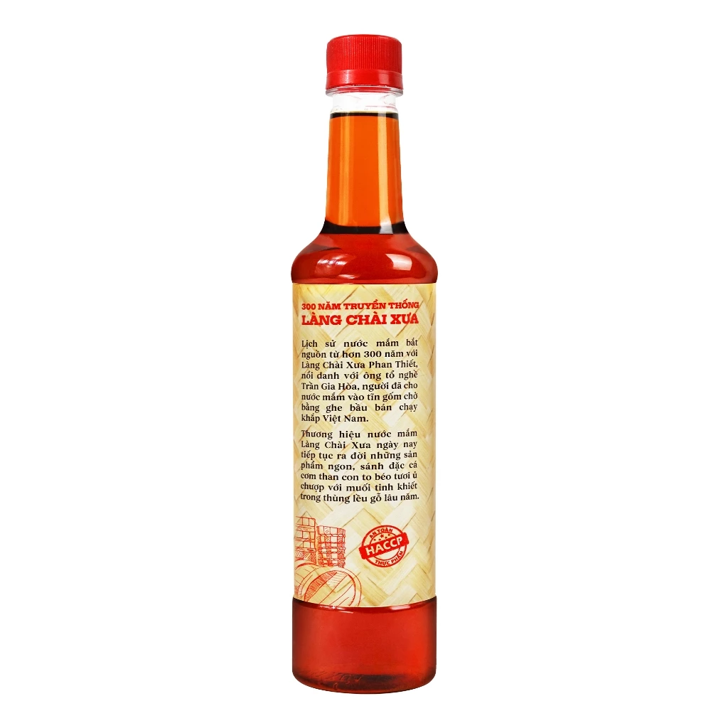[Date mới] 01 Chai Nước mắm nhỉ cá cơm than truyền thống Làng Chài Xưa 525ml sánh đặc thịt cá 300 năm truyền thống - 4