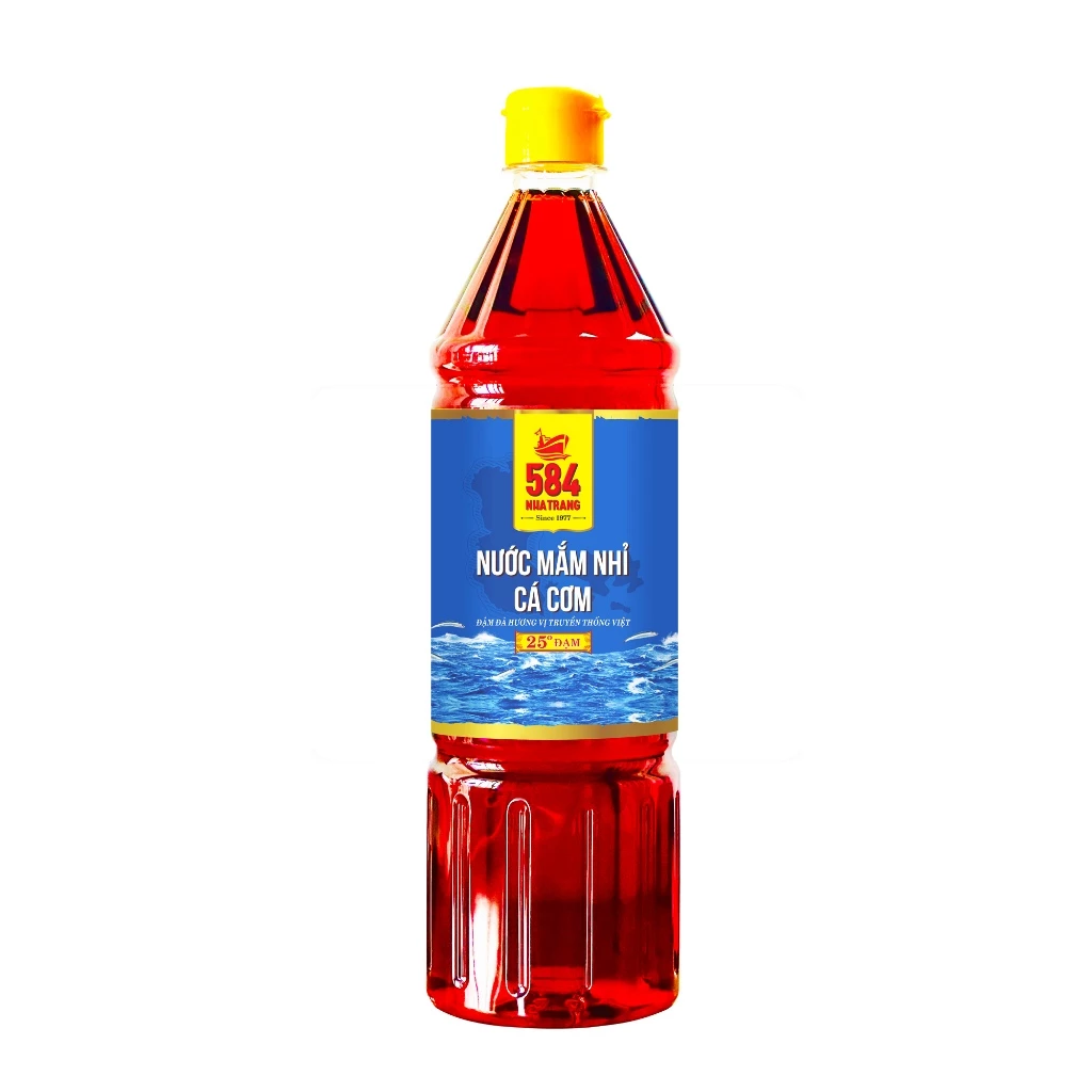 Nước Mắm 584 Nha Trang 25 Độ Đạm - Nước Mắm Truyền Thống 584 Nha Trang Chai Nhựa 1 Lít - P1025 - 3
