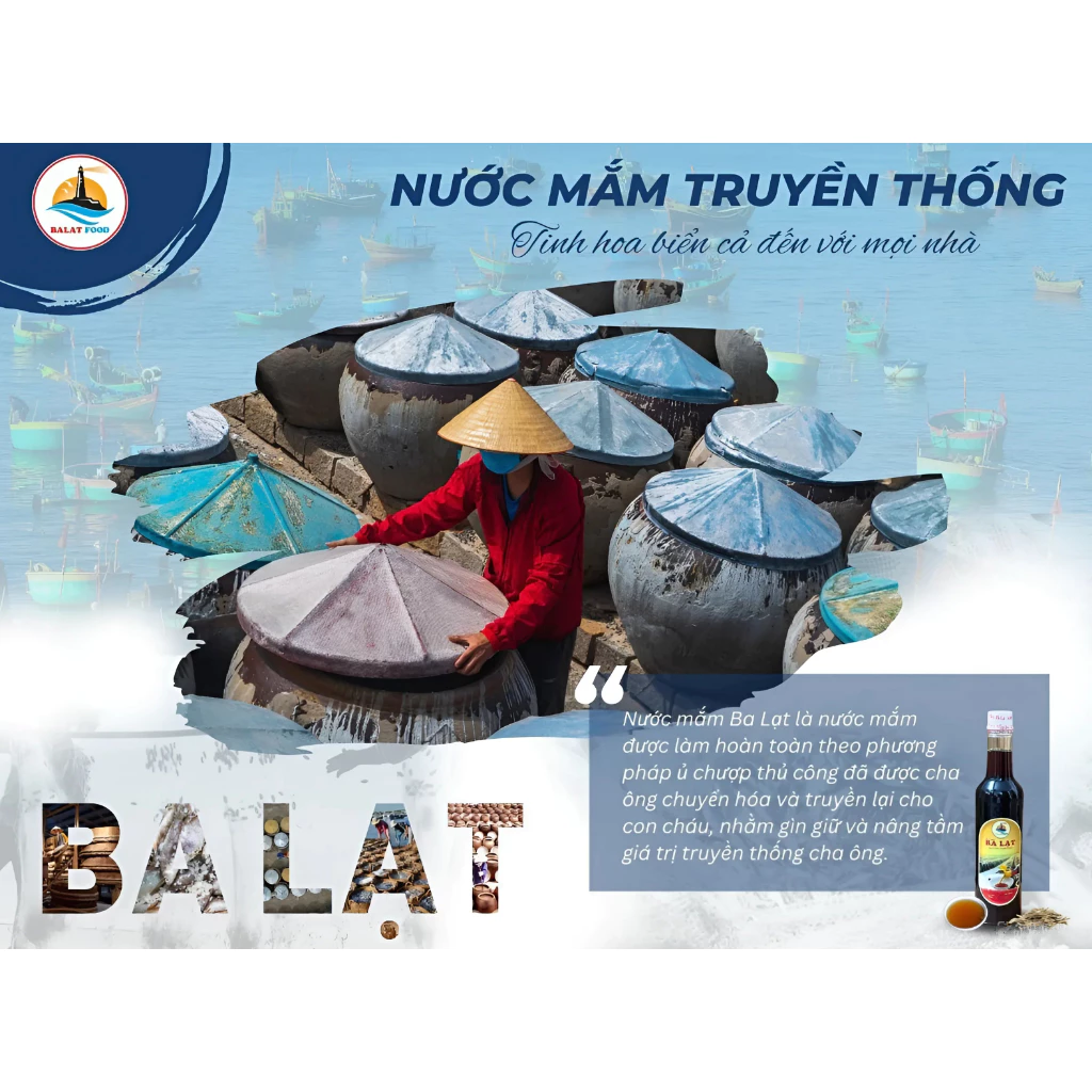 Thùng 6 Chai Nước Mắm Cá Cơm Nguyên Chất Ba Lạt 30 Đạm, Nước Mắm Chắt Truyền Thống - 4