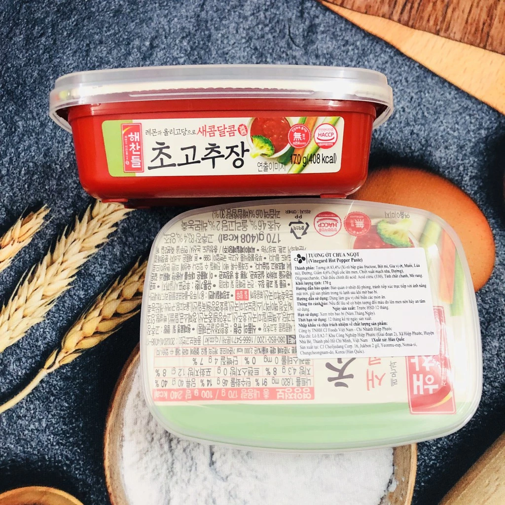 Tương ớt Gochujang Hàn Quốc, tương ớt nhập khẩu Hàn Quốc hộp 200gr - 3