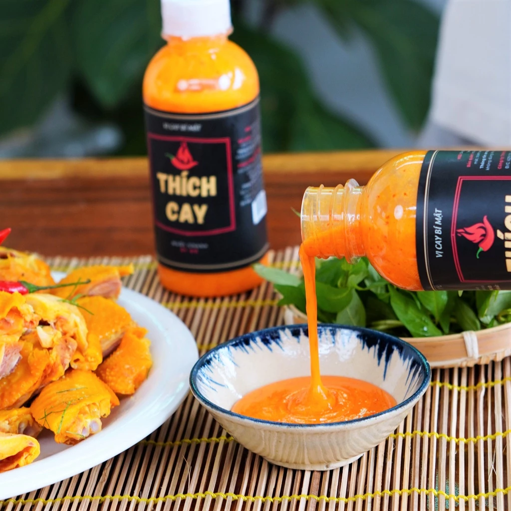 Nước Chấm Muối Chanh Ớt Đỏ Thích Cay 250ml Sốt Chấm Thịt Nướng Tương Ăn Lẩu, Ớt Hiểm Cay - 3