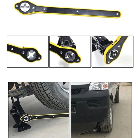 Bộ Kích Gầm Ô Tô, Kích Thay Lốp Cho Xe Hơi Có Đòn Bẩy Nâng Gầm Dễ Dàng Trọng Tải 1.5/2.5 Tấn - 3