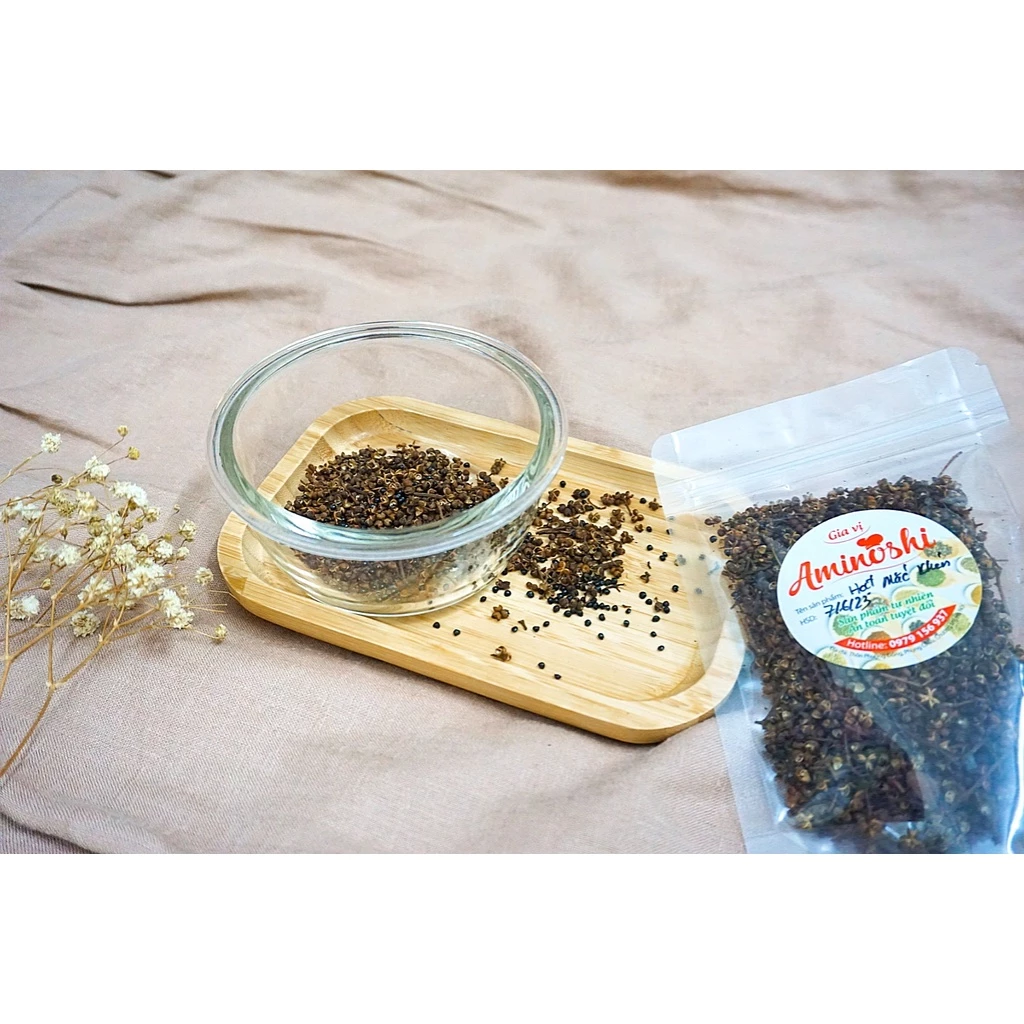TRỌN BỘ CÁC HẠT GIA VỊ TỰ NHIÊN (Hạt mắc mật, điều đỏ, mùi, thì là, mắc khén, hồi, tiêu...) - 6